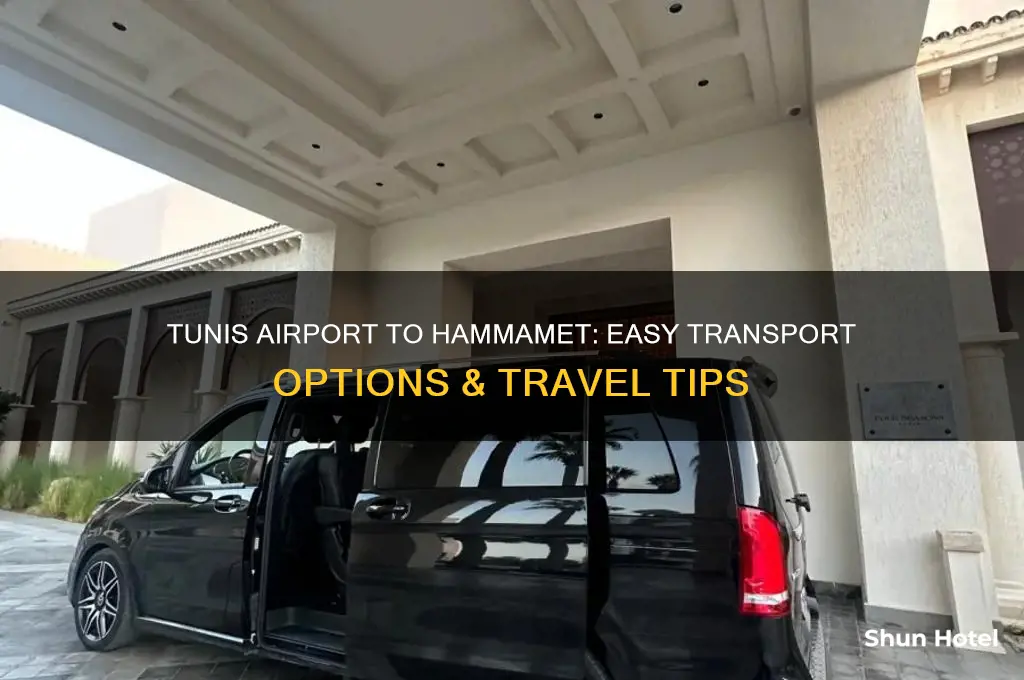 how to get from tunis airport to hammamet