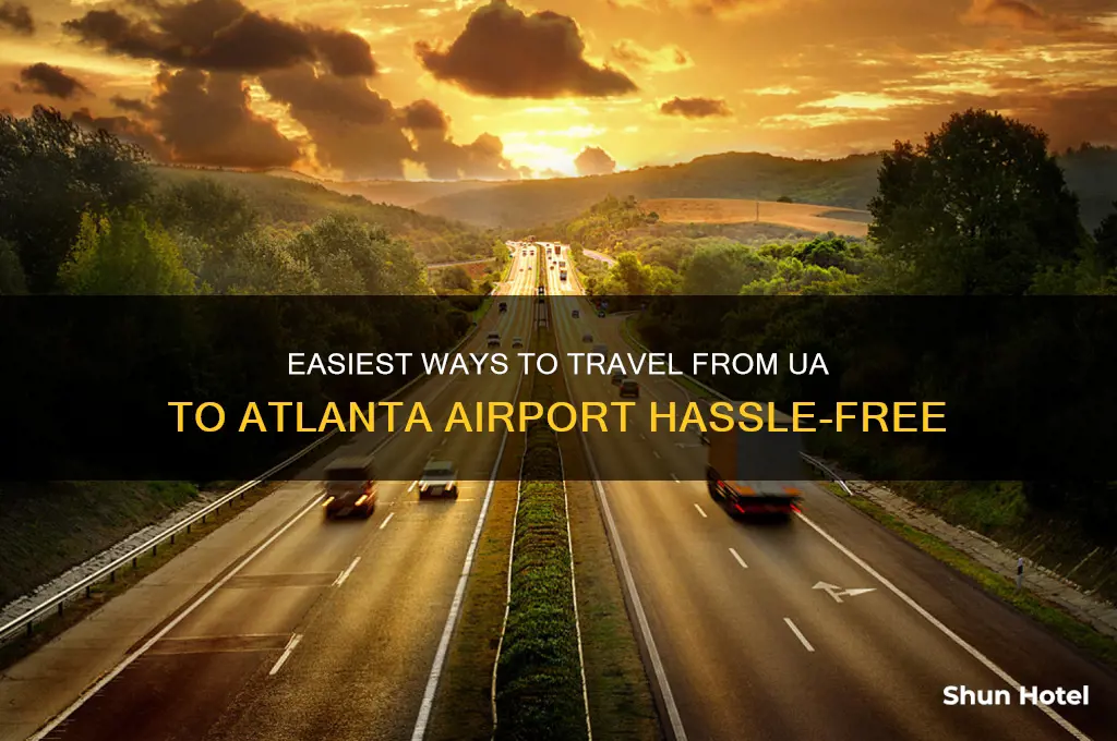 how to get from ua to atlanta airport