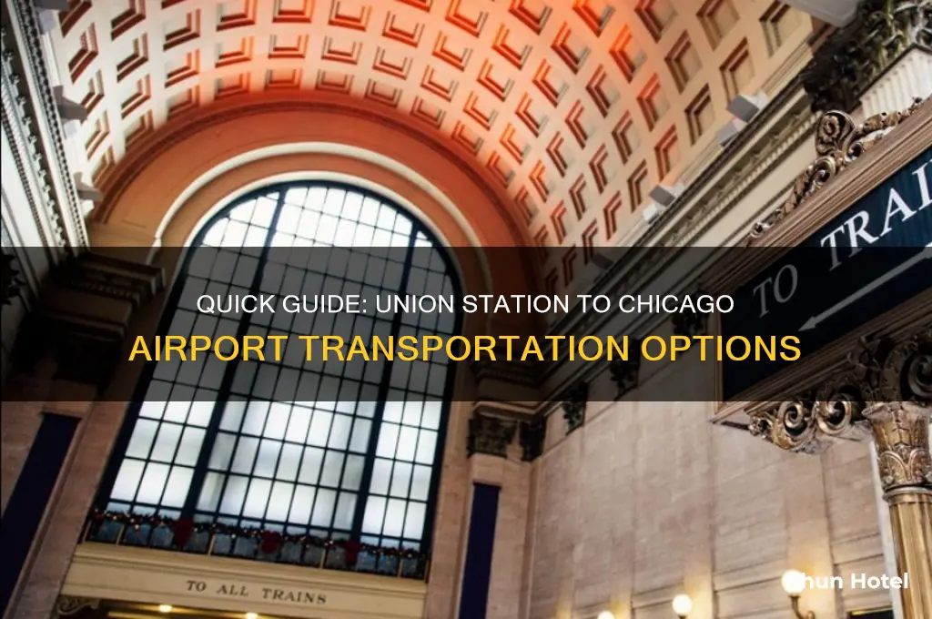 how to get from union station to chicago airport