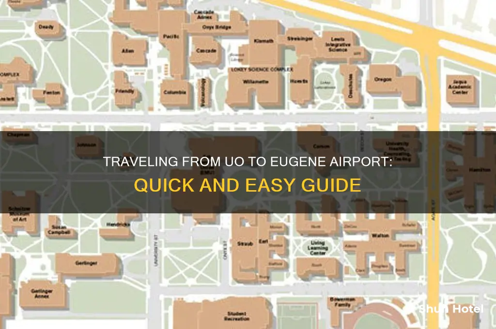 how to get from uo to eugene airport