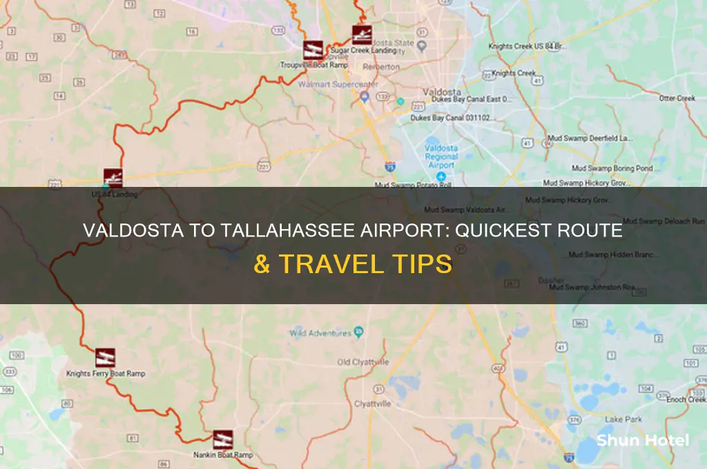 how to get from valdosta to tallahassee airport