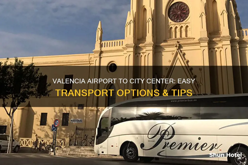 how to get from valencia airport into the city