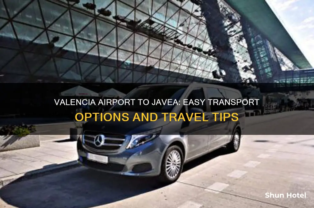 how to get from valencia airport to javea