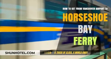 Vancouver Airport to Horseshoe Bay Ferry: Quick & Easy Transit Guide