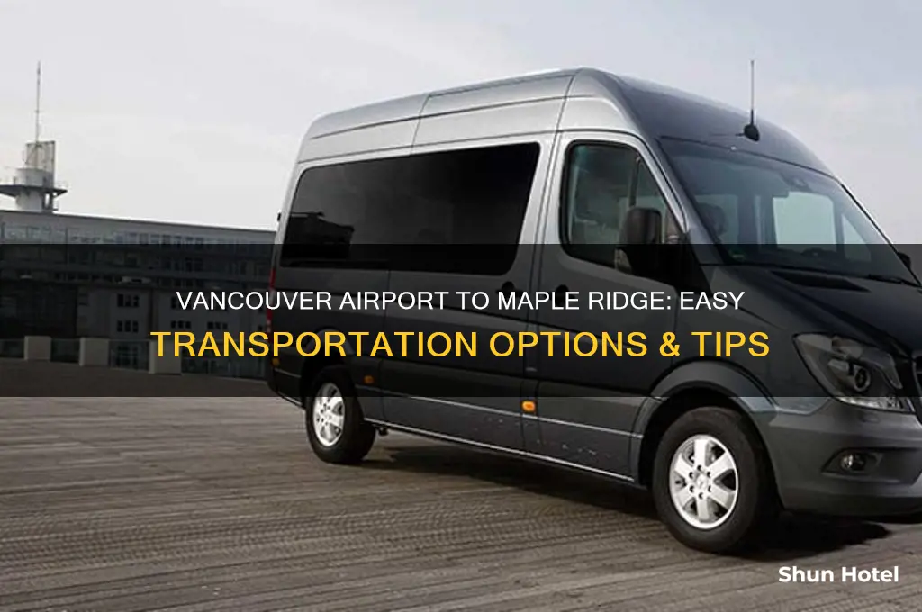 how to get from vancouver airport to maple ridge