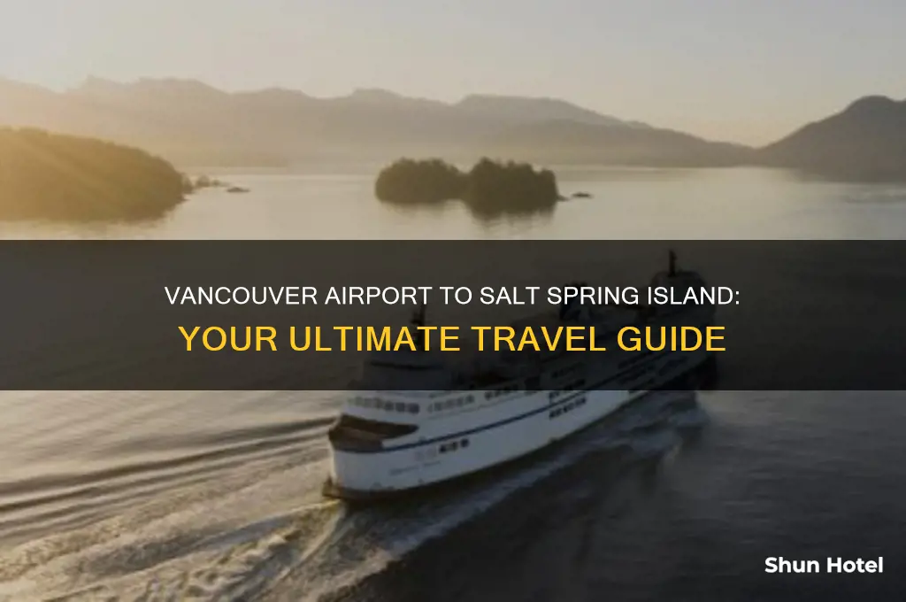 how to get from vancouver airport to salt spring island