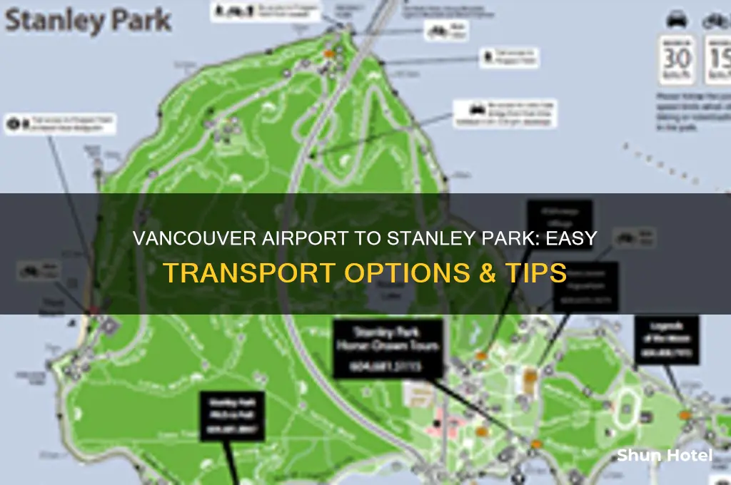 how to get from vancouver airport to stanley park
