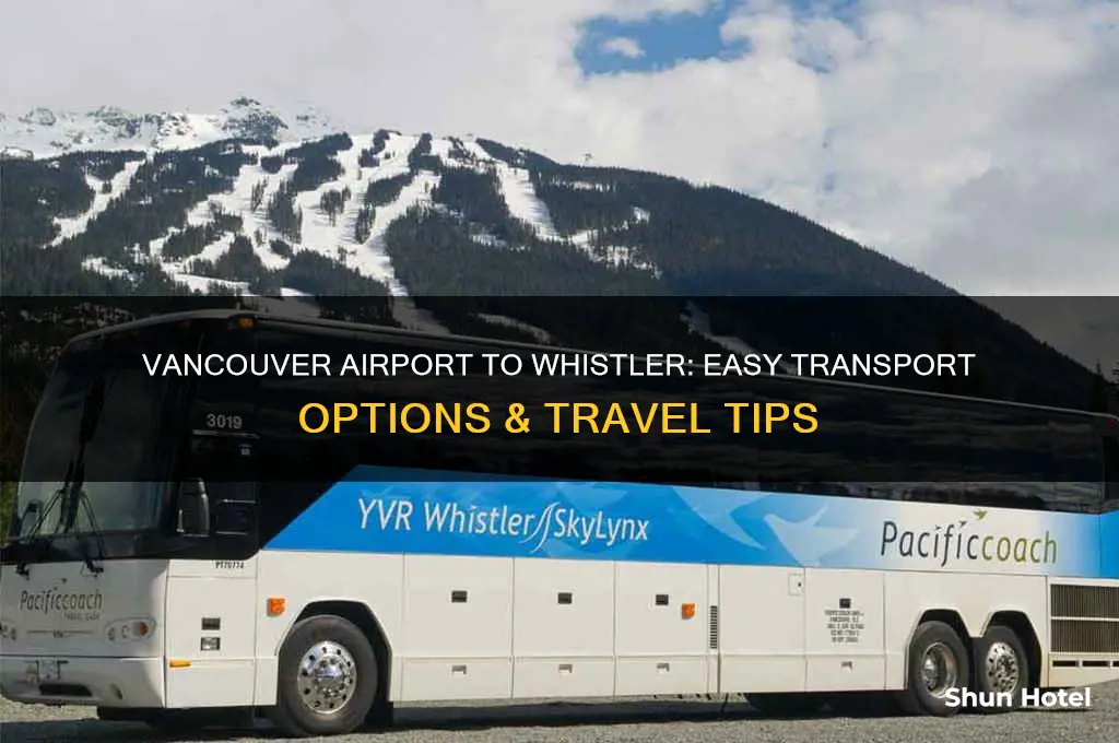 how to get from vancouver airport to whistler