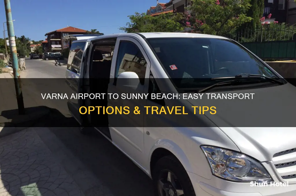how to get from varna airport to sunny beach