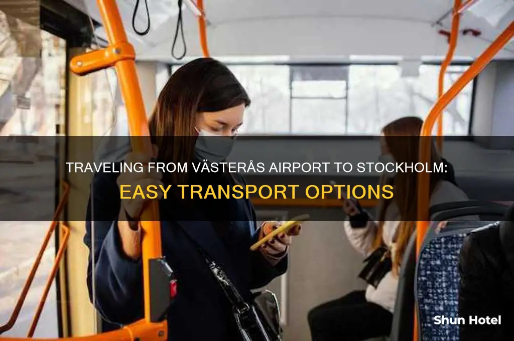 how to get from vasteras airport to stockholm