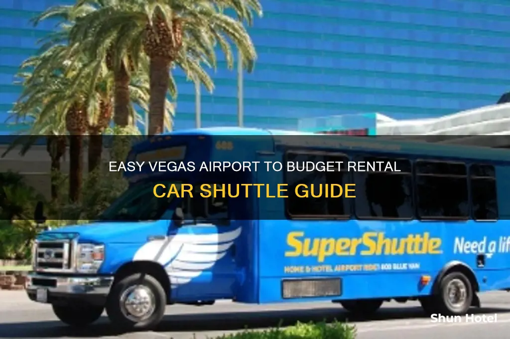 how to get from vegas airport to budget rental