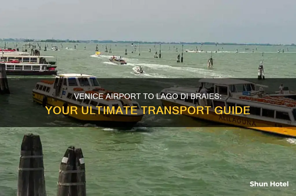how to get from venice airport to lago di braies