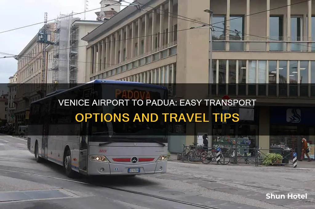 how to get from venice airport to padua