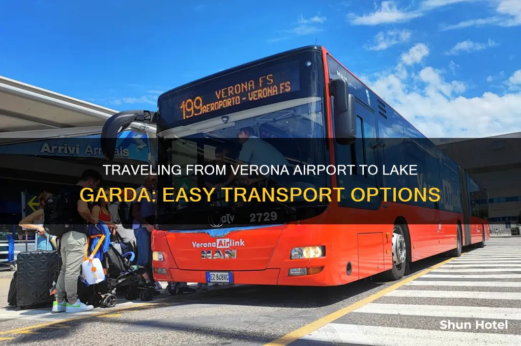 how to get from verona airport to lake garda