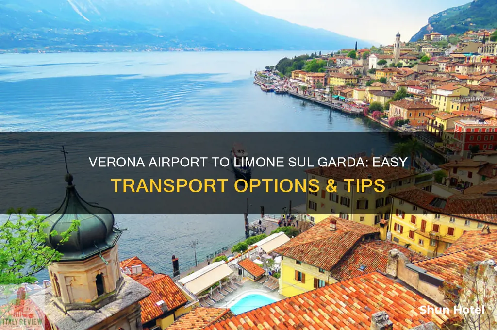 how to get from verona airport to limone sul garda