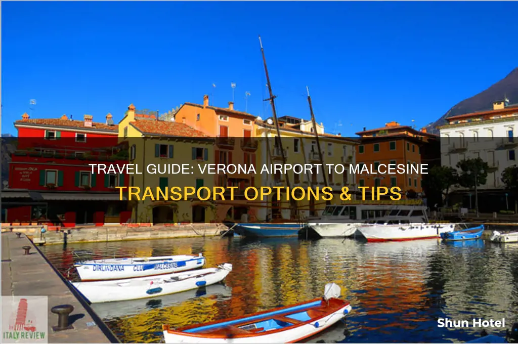 how to get from verona airport to malcesine