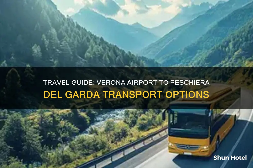 how to get from verona airport to peschiera del garda