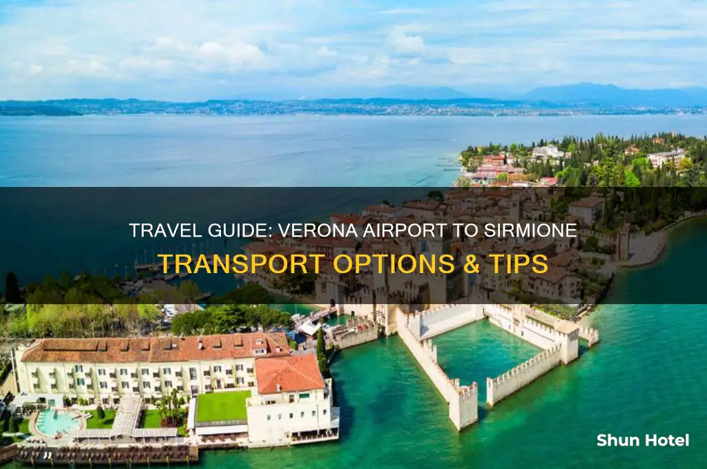 how to get from verona airport to sirmione
