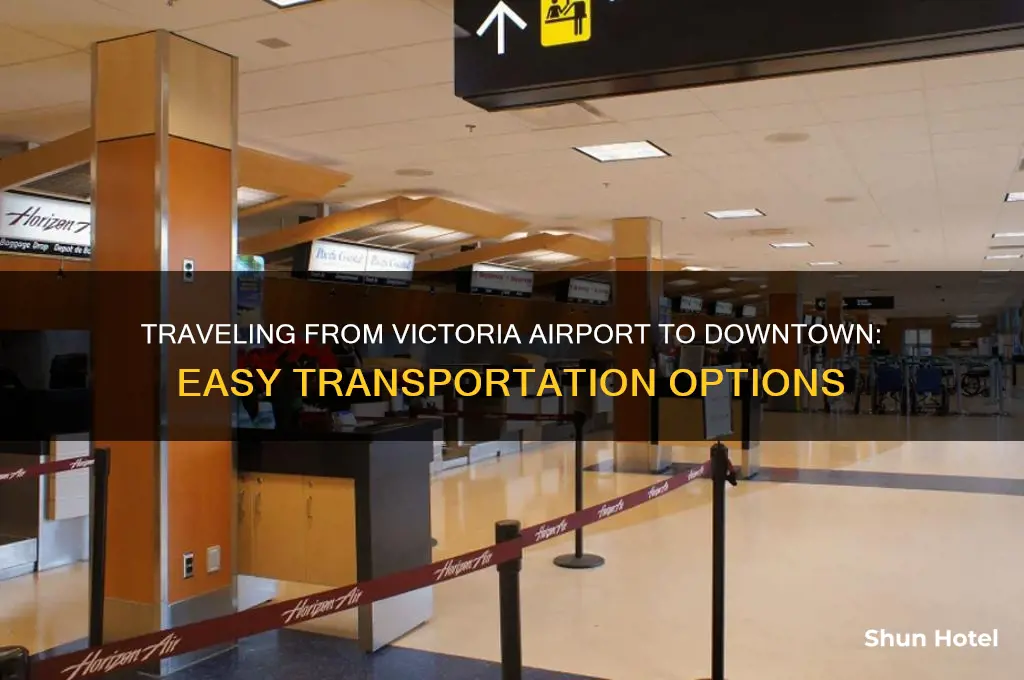 how to get from victoria airport for downtown