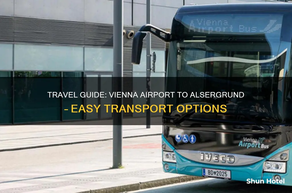 how to get from vienna airport to alsergrund