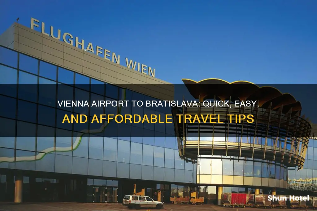how to get from vienna airport to bratislava