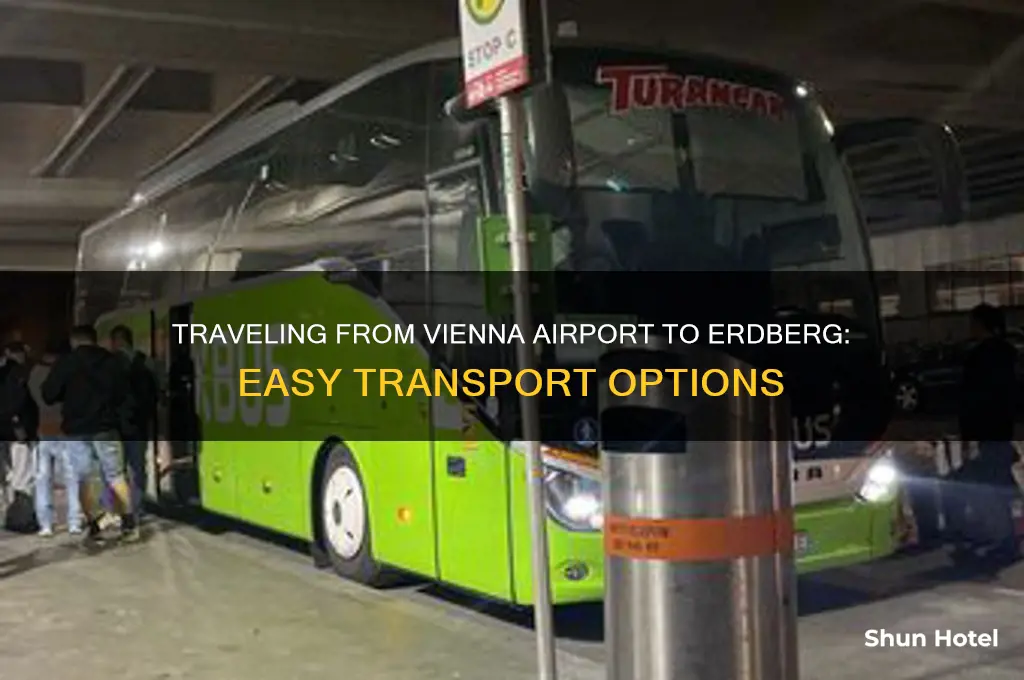 how to get from vienna airport to erdberg