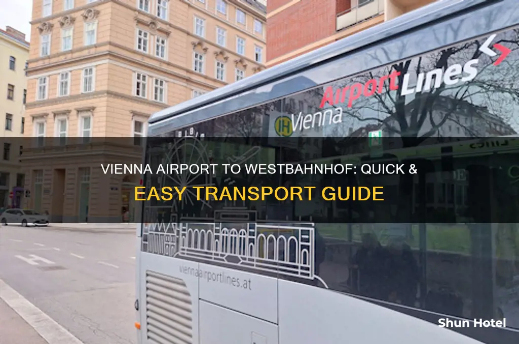 how to get from vienna airport to westbahnhof train station
