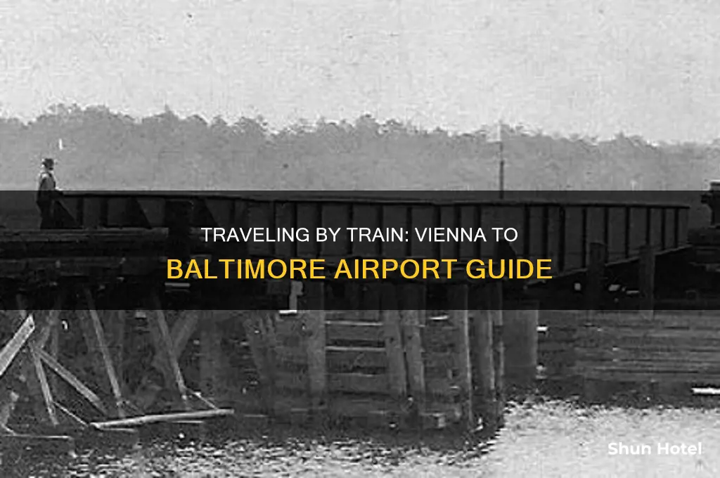 how to get from vienna to baltimore airport by train