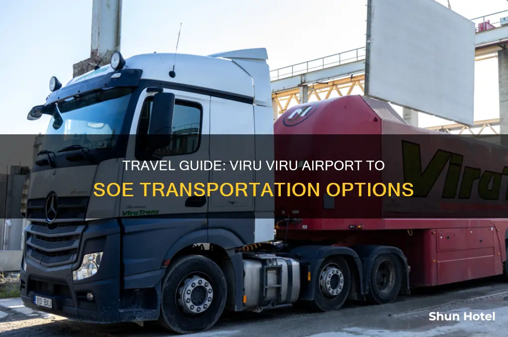 how to get from viru viru international airport to soe