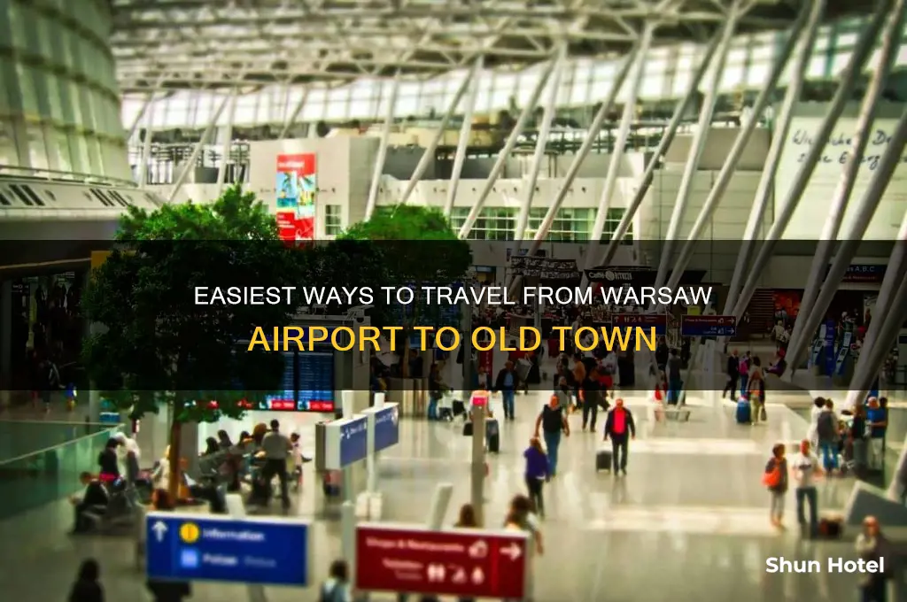 how to get from warsaw airport to old town