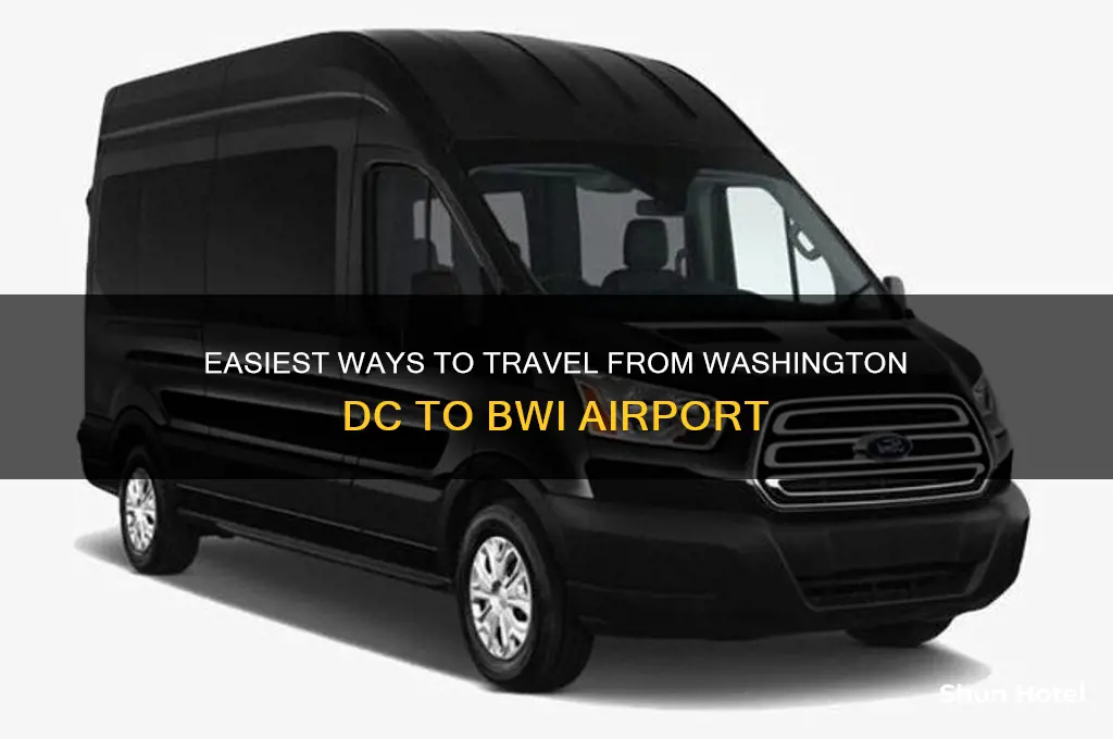 how to get from washington dc to bwi airport