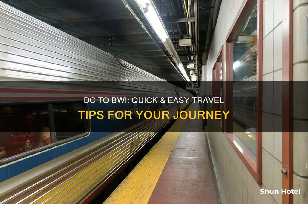 how to get from washngton dc to baltimore airport