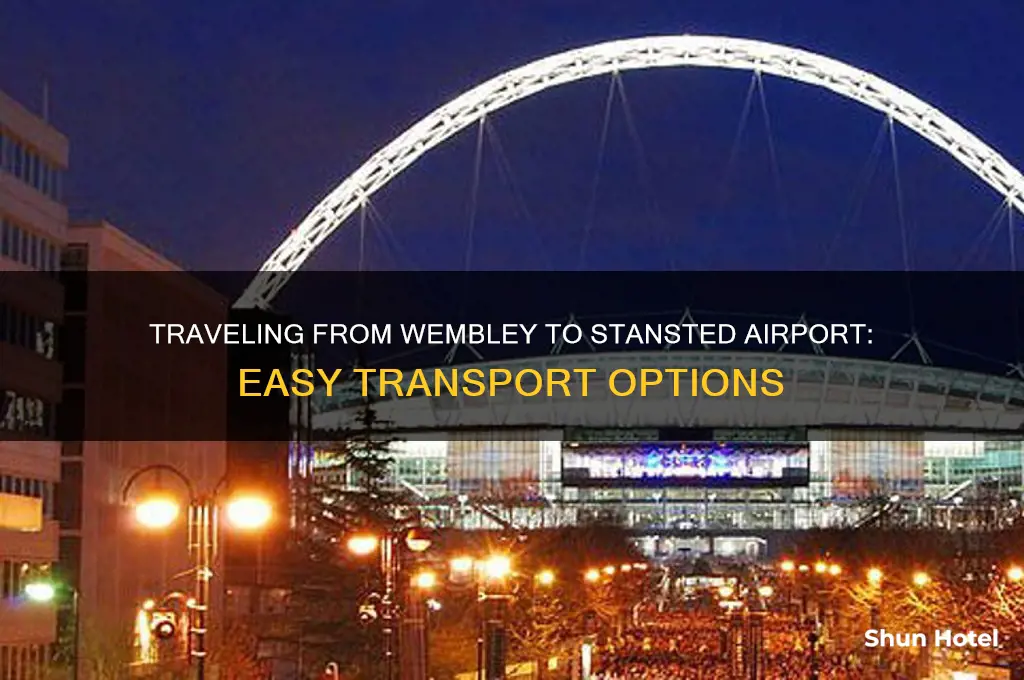 how to get from wembley to stansted airport