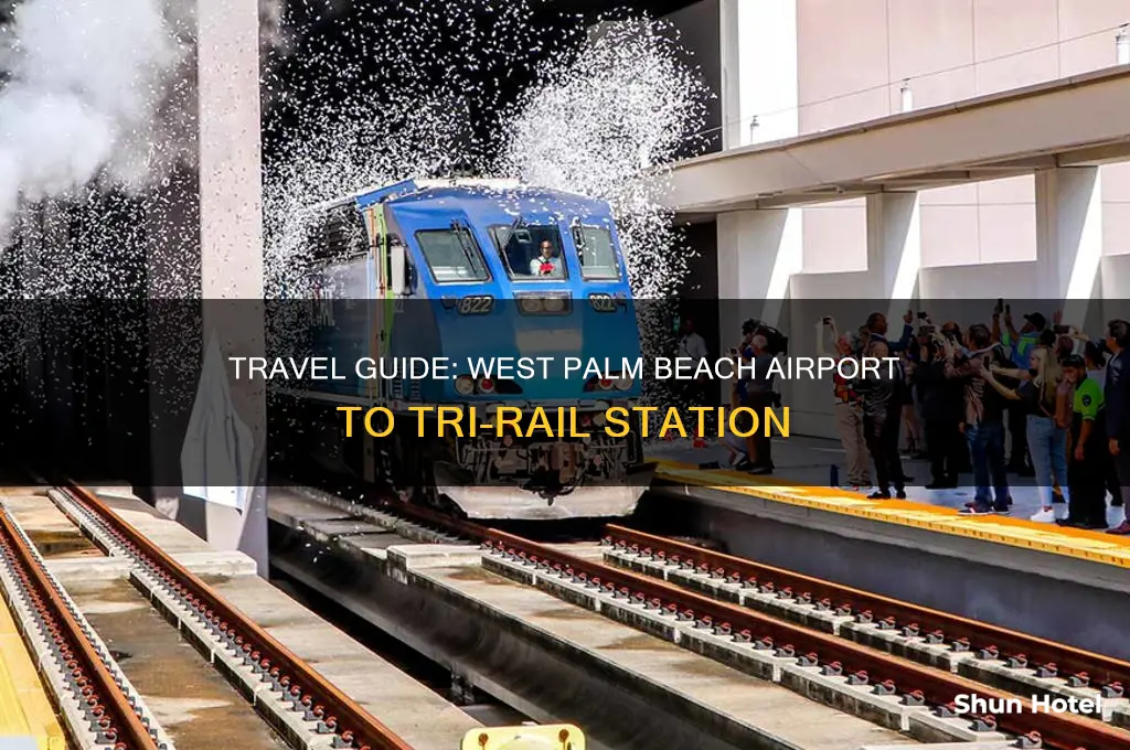 how to get from west palm beach airport to tri-rail