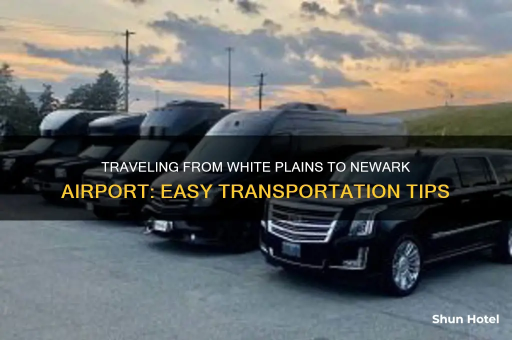 how to get from white plains to newark airport