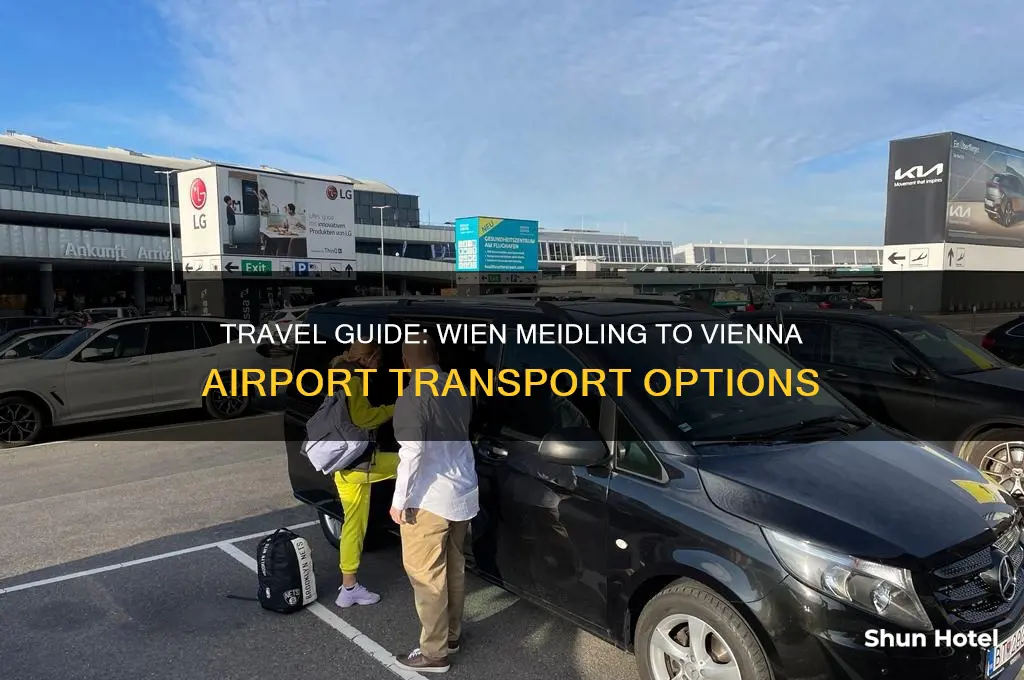 how to get from wien meidling to airport