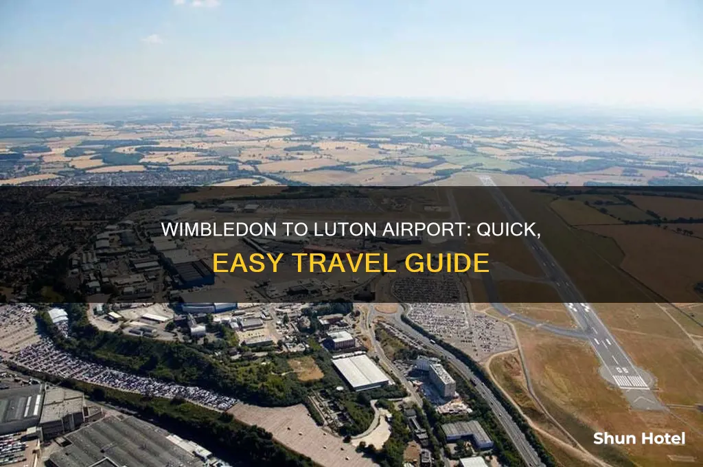 how to get from wimbledon to luton airport