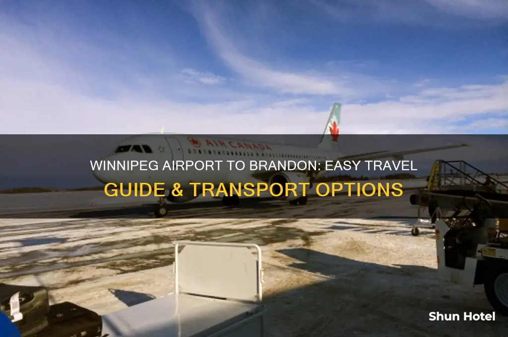 how to get from winnipeg airport to brandon manitoba