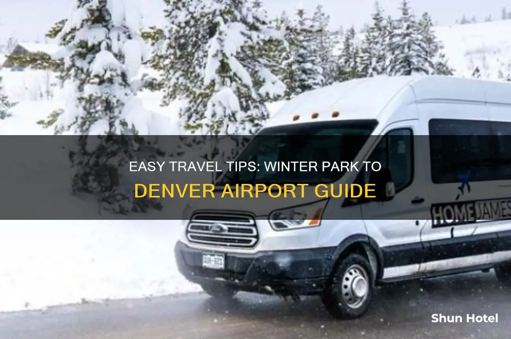 how to get from winter park to denver airport