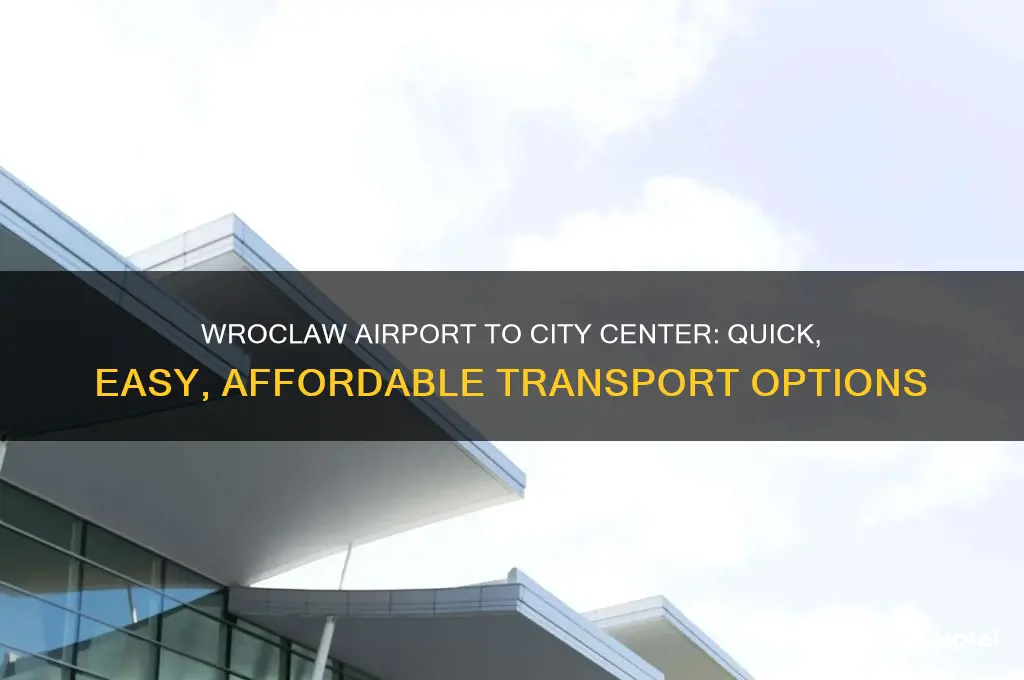 how to get from wroclaw airport to city center