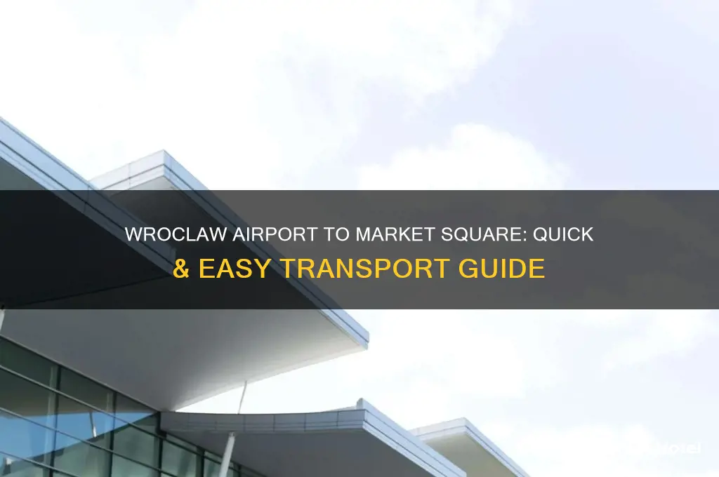 how to get from wroclaw airport to market square