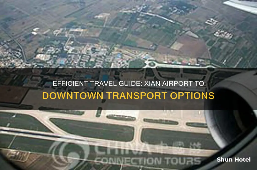 how to get from xian airport to downtown