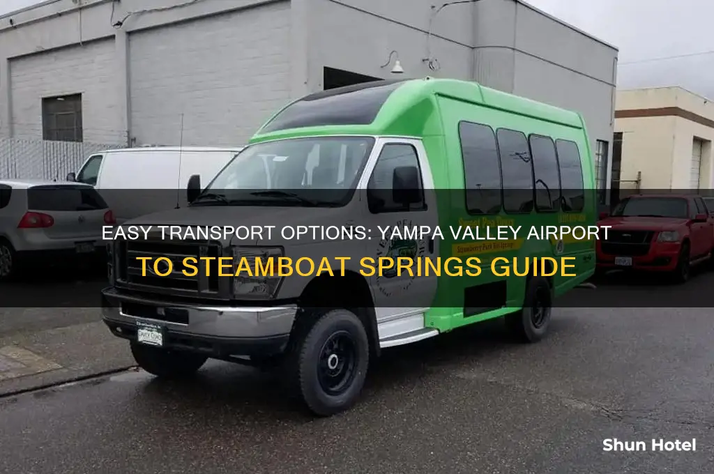 how to get from yampa valley airport to steamboat springs