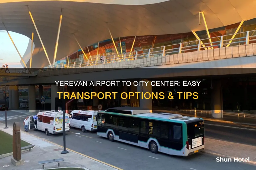 how to get from yerevan airport to city center