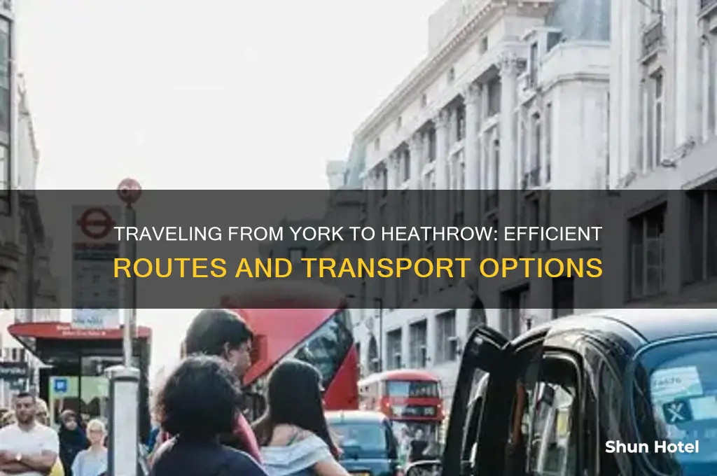 how to get from york to heathrow airport