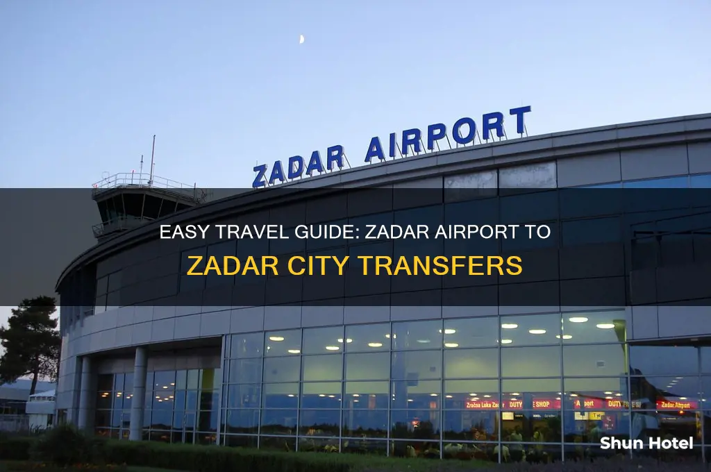 how to get from zadar airport to zadar