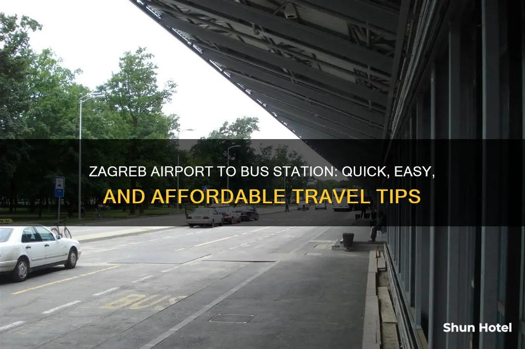 how to get from zagreb airport to bus station