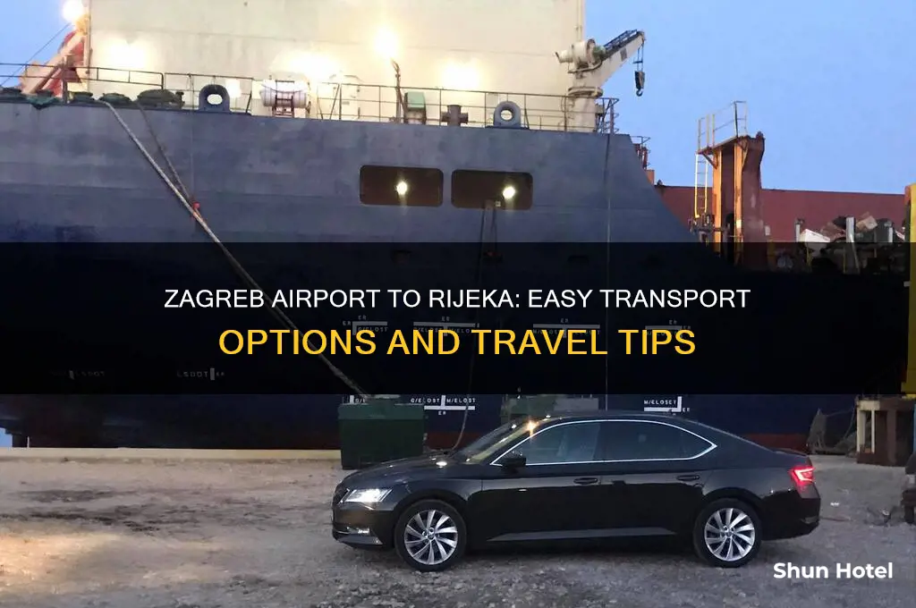 how to get from zagreb airport to rijeka
