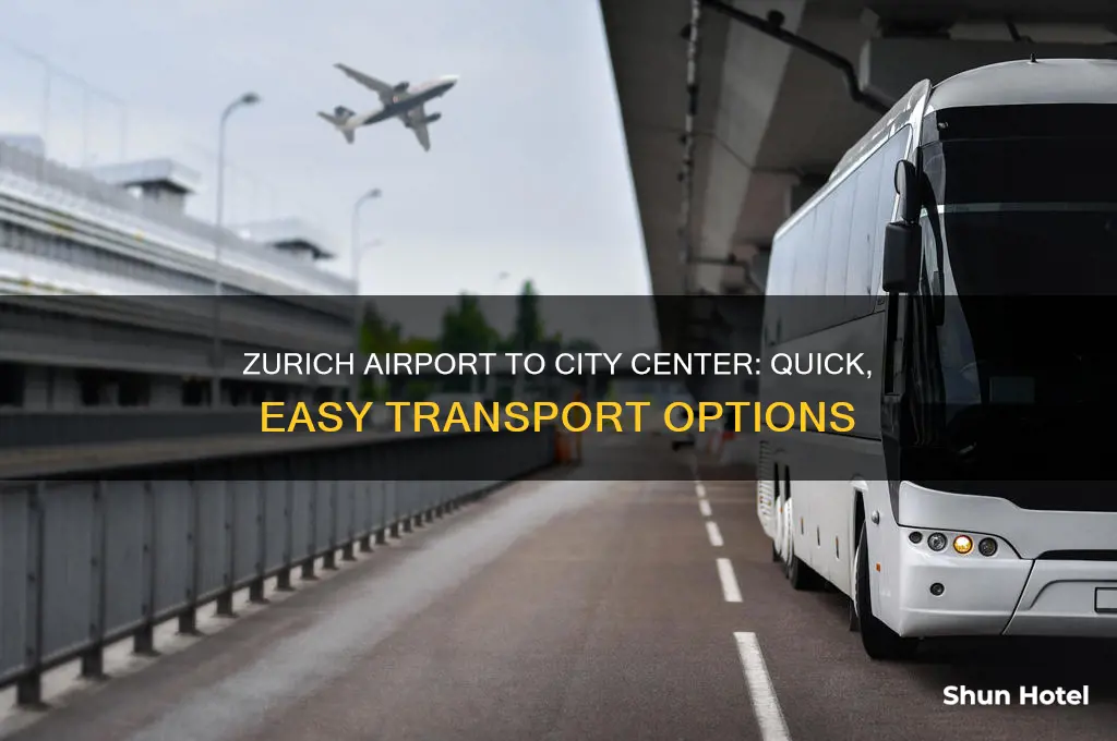 how to get from zurich airport to city center