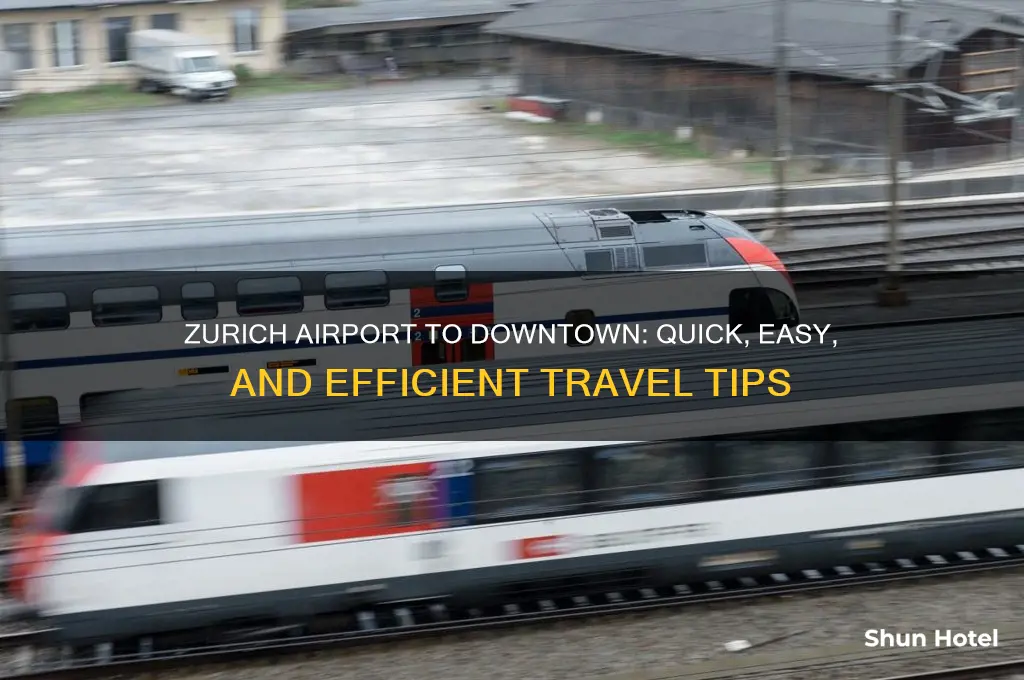 how to get from zurich airport to downtown